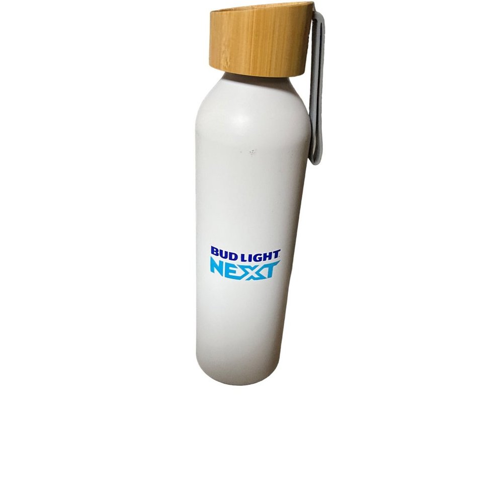 Bud Light Next Water Bottle Wood Top‎ set of 2